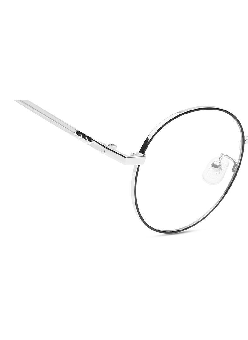 fastrack Silver Round  Rimmed Eyeglasses  - Image 5