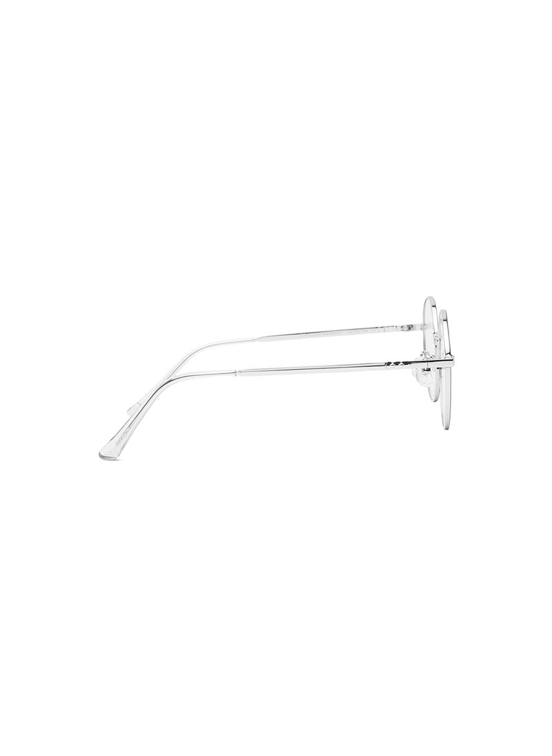 fastrack Silver Round  Rimmed Eyeglasses  - Image 3