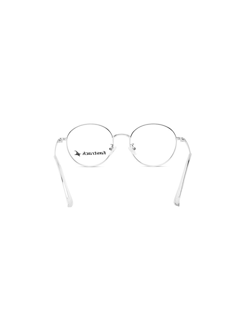 fastrack Silver Round  Rimmed Eyeglasses  - Image 4