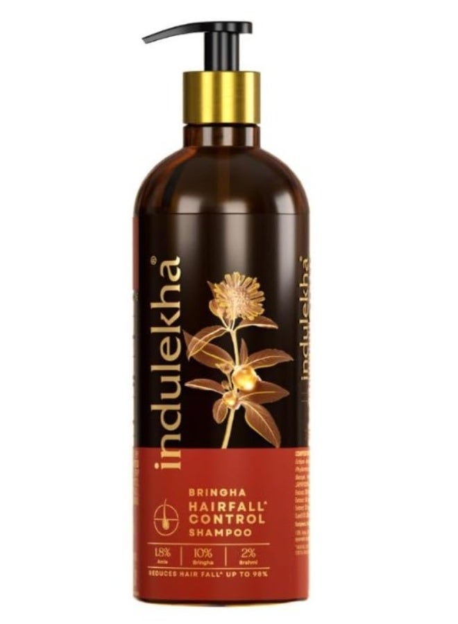 Indulekha Bringha Hairfall Control Shampoo 180ml | Ayurvedic Herbal Shampoo for Strong & Healthy Hair - Image 1