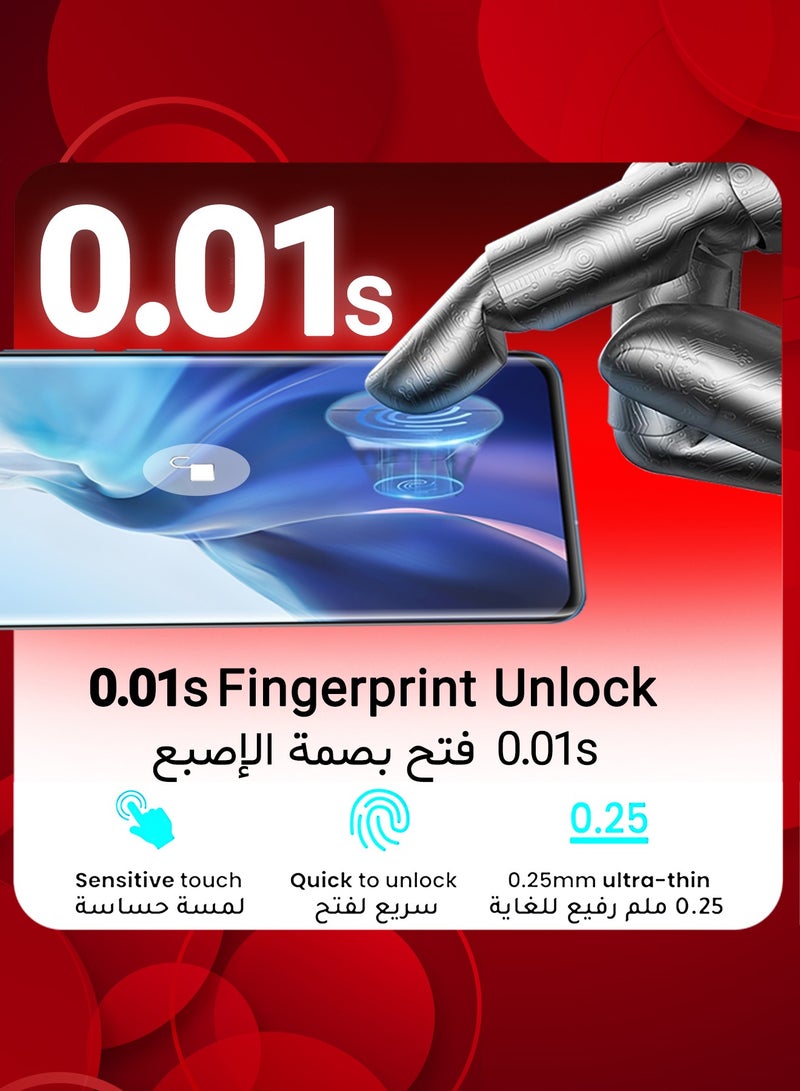 CATANES (For Xiaomi Mi 11) 2Pack,Premium Tempered Glass Screen Protector Anti Buble Anti Scratch - Side Black - Image 5