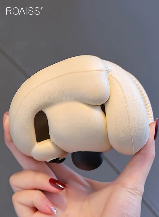 roaiss Kid's Adorable Sandals, Breathable Slippers with EVA Non-slip Sole, Unisex Kids Slip on Slides with Puppy Design, Casual Beach Shoes for Kids - Image 4