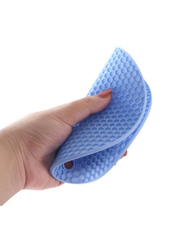 xozgdovg - Silicone Heat Insulation Mat Anti Slip Multifunctional Round Dining Plate Mat for Pot Dish - Image 1