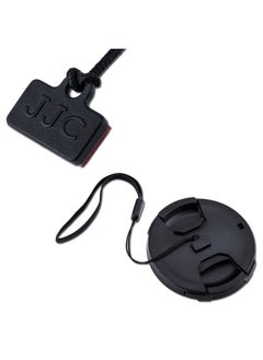 JJC 2 Pack JJC 95mm Center Pinch Front Lens Cap Cover with Elastic Lens Cap Keeper for Tamron SP 150-600mm Nikon AF-S Nikkor 200-500mm and Other Brand of Lenses with 95mm Filter Thread 