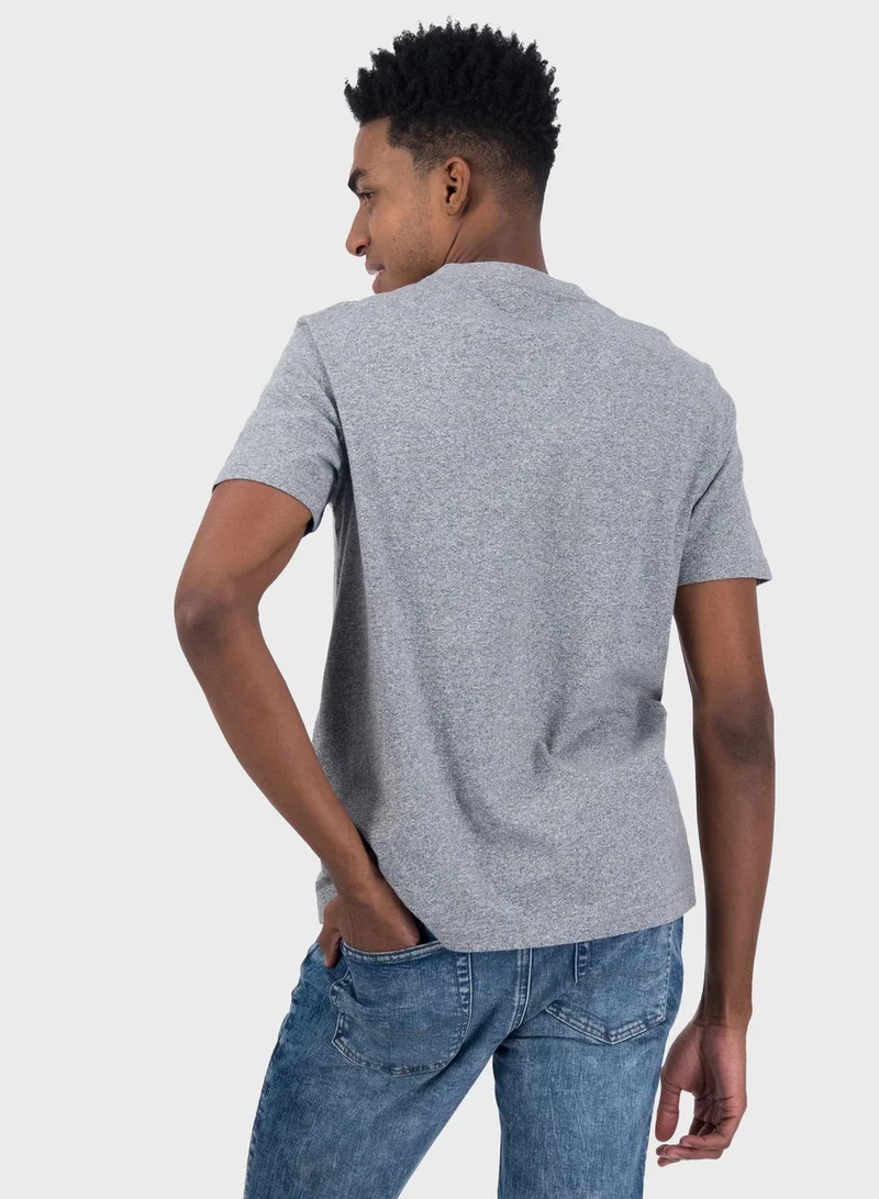 American Eagle Logo Henley T-Shirt