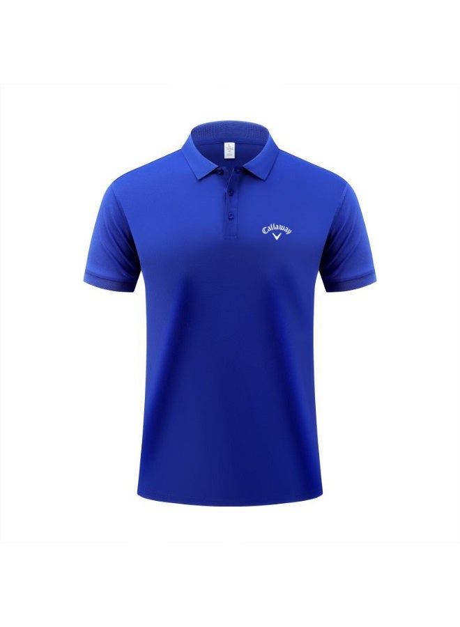 Callaway golf quick-drying short-sleeved Polo shirt men's summer breathable sports lapel casual shirt - Image 2
