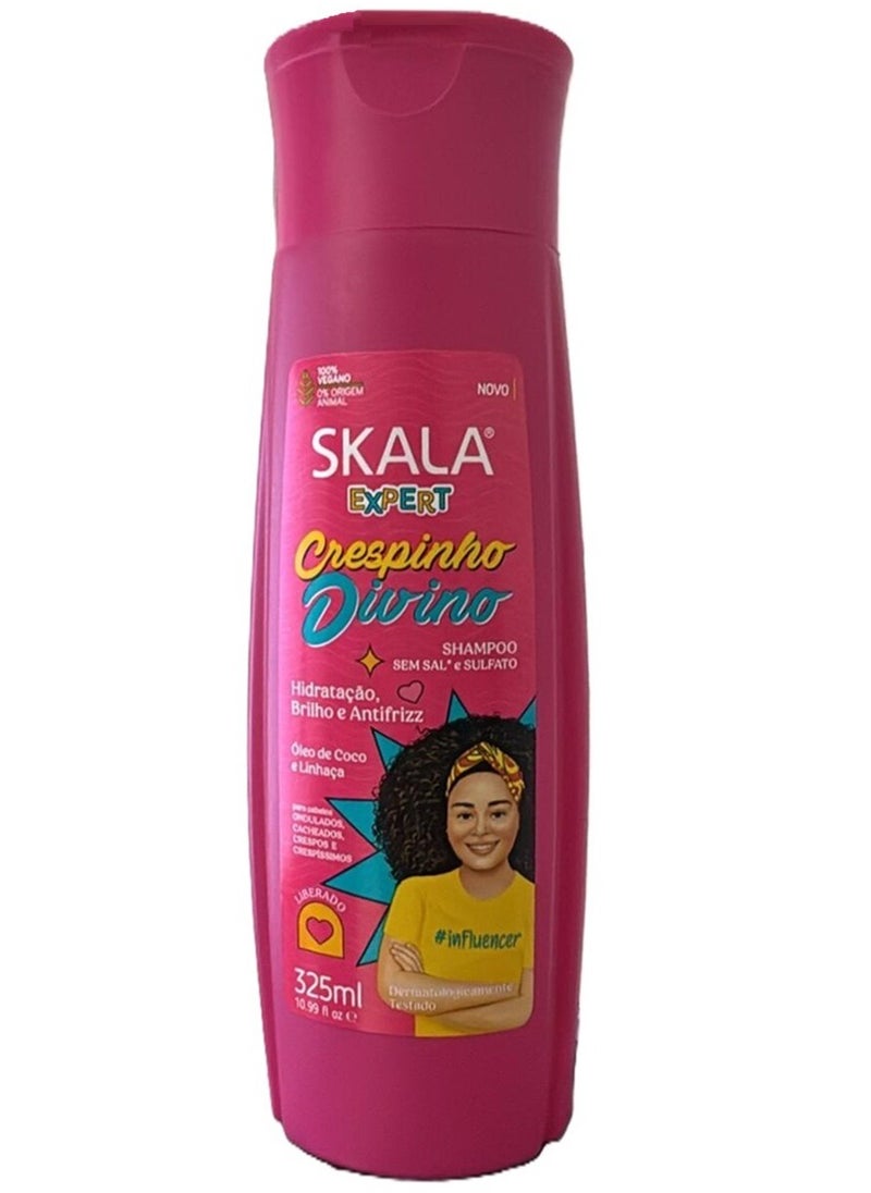 SKALA - Crespinho Divino Children's Shampoo with Flaxseed Extract, Coconut and Panthenol Scala Expert 325 ml - Image 1