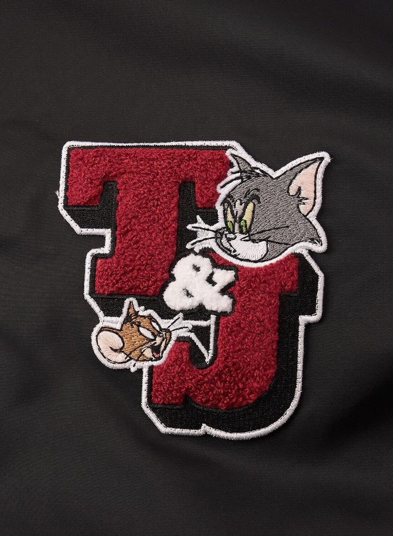 GIORDANO Men's Tom & Jerry Quilted Nylon Jacket - Image 4