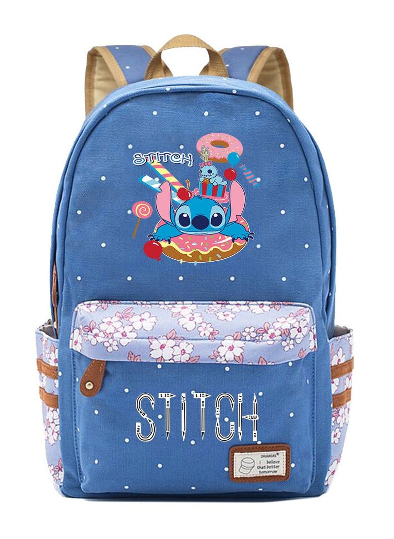 STITCH Stitch Printed Youth Casual Woven Strap Backpack