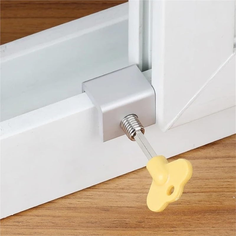 Sliding Window And Door Security Locks 6 Pieces Multiple Sizes Type B - Image 5