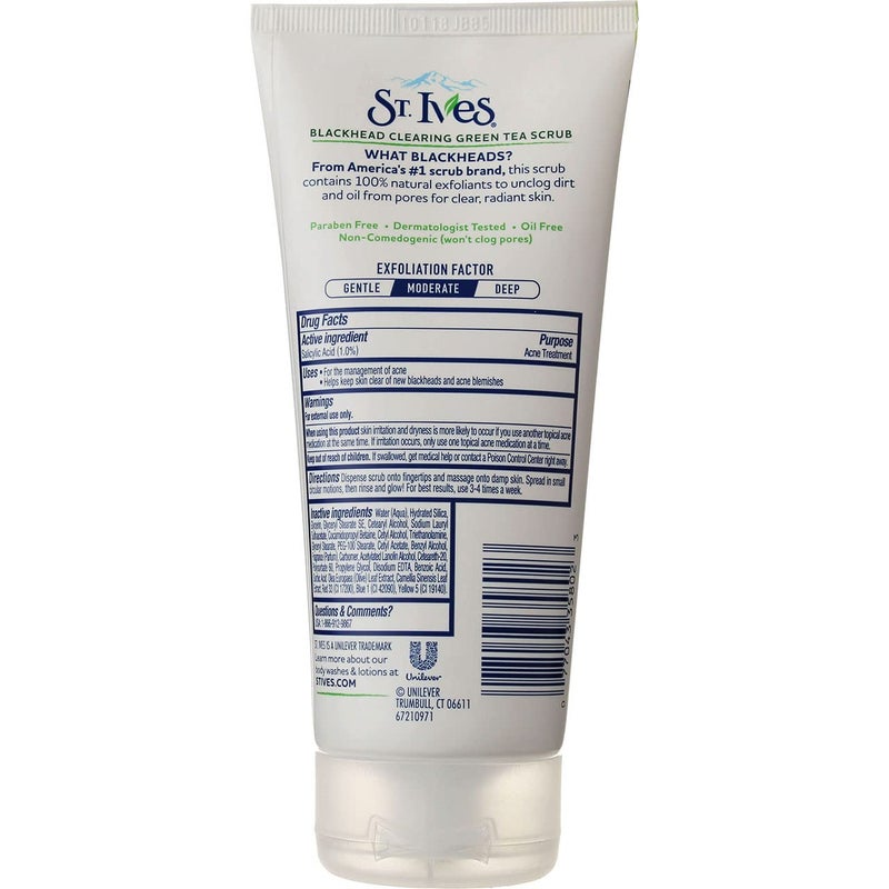 ST. Ives St Ives Scrub Green Tea Blackhead Clearing 6 Oz Pack of 2 - Image 3