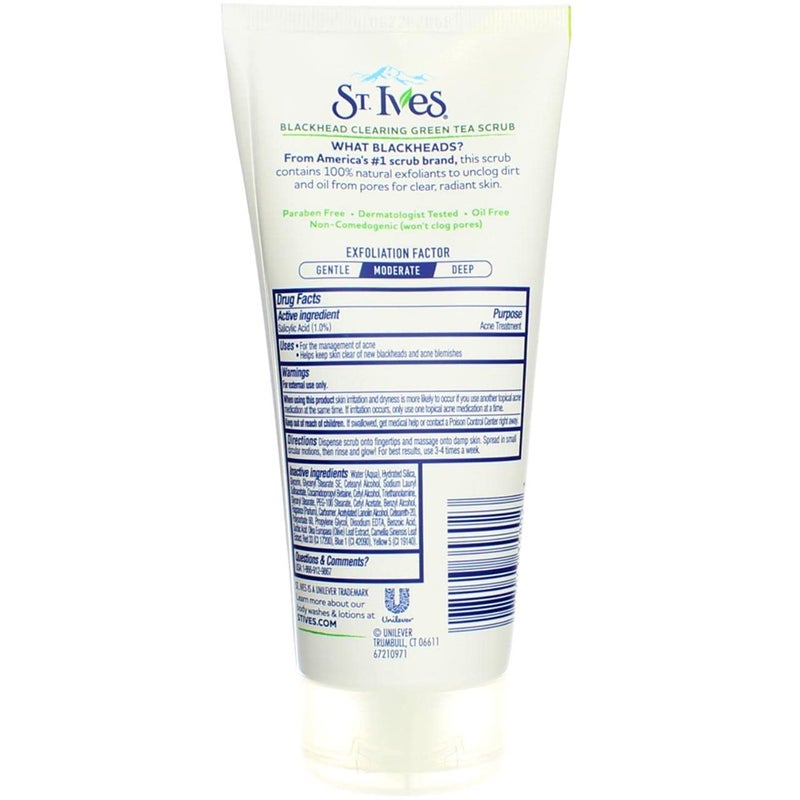 ST. Ives St Ives Scrub Green Tea Blackhead Clearing 6 Oz Pack of 2 - Image 4
