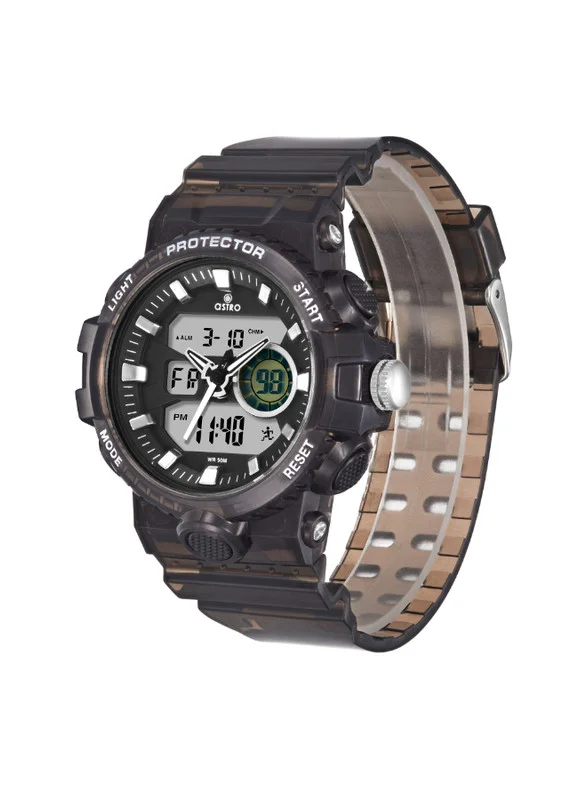 ASTRO Astro A24802-PPBB Kids Analog-Digital Display Watch & Polyurethane Strap Black