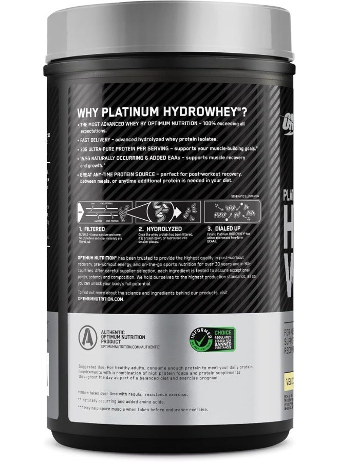 أوبتيموم نيوتريشن مسحوق بروتين مصل اللبن البلاتيني، 30 جرامًا من البروتين لدعم العضلات واستعادتها، مسحوق بروتين مصل الحليب المعزول بنسبة 100% - سرعة الفانيليا، (800 جم) - Image 4