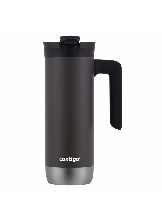 Contigo SnapSeal Superior Stainless Steel Travel Mug, 20 oz., Gunmetal 20 oz 2094864 - Image 2