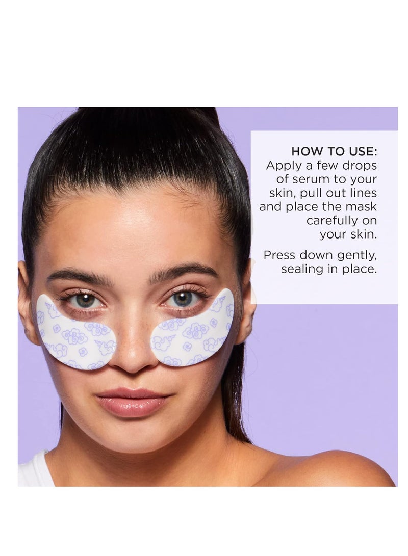 Pacifica Pacifica Reusable Mask – Under Eye Mask Silicone Face Mask for Fine Lines & Dark Circles, Pair with Serum, Storage Tin Included, Vegan & Cruelty-Free, 2 Pieces  - Image 4