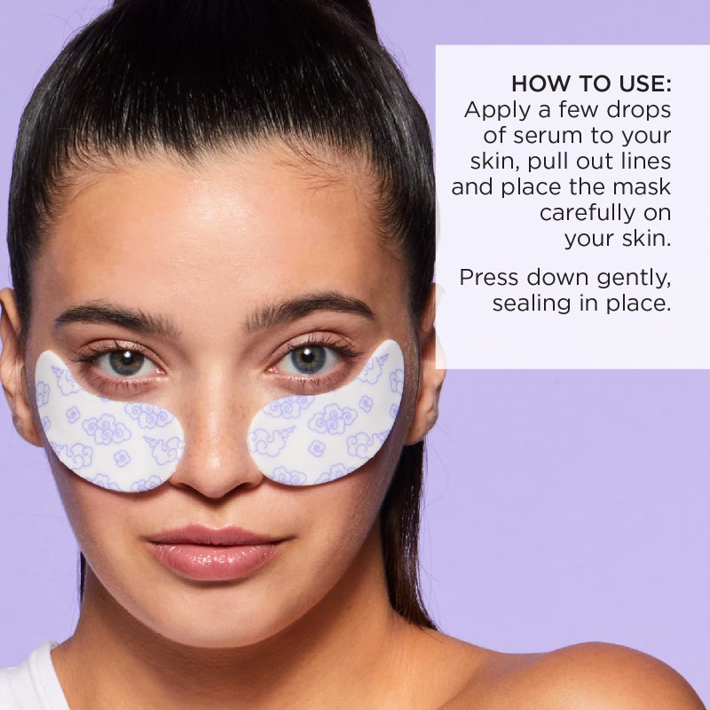 Pacifica Reusable Mask â€“ Under Eye Mask Silicone Face Mask for Fine Lines & Dark Circles, Pair with Serum, Storage Tin Included, Vegan & Cruelty-Free, 2 Pieces - Image 2