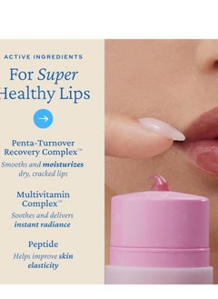 belif belif Super Knights Tinted Lipcerin - Berry | Hydrating & Tinted Lip Butter Balm with Peptides & Multivitamin Complex | Smooths Lip Texture & Strengthens Barrier | Korean Skincare for Teens & Women  - Image 4