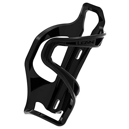 Lezyne Flow SL Side Load Road and Mountain Biking Water Bottle Cage, Left - Black - Image 1