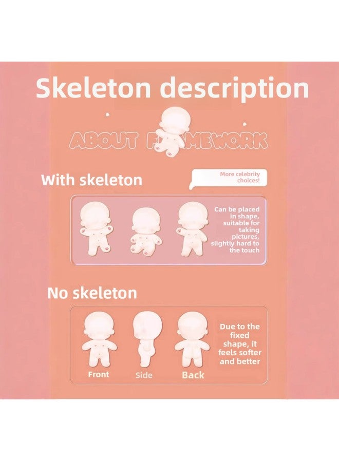 Genuine Cotton Doll Giving Skirt Doll Dress-up Humanoid Doll Super Cute Gift For Girls Cute Doll-Specification:With Skeleton [1 Piece Of Skirt + Care Solution + Comb + Scissors + Rubber Band + 4 Hairpins]-Color:Tiantian [bring Birth Certificate] And Get Shoes  - Image 3