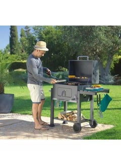 Charcoal Grill, Portable Grill, Multifunctional barbeque Grill with Wheels, Handle, Bottle Opener and Side Table for Picnic Terrace Garden Cooking and Grilling, Black - pzsku/ZC34D8996FCF67397F8FAZ/45/_/1737208528/57a7280c-8d38-47c0-8bc2-1df348a16c1c