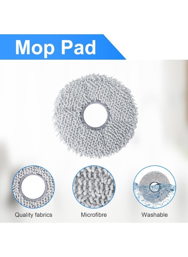 18 pieces of accessories for Ecovacs Deebot T30C Omni Suction robot spare parts, 1 roller brush, 4 HEPA filters, 4 wipes, 4 dust bags, 4 side brushes, 1 cleaning brush - Image 5