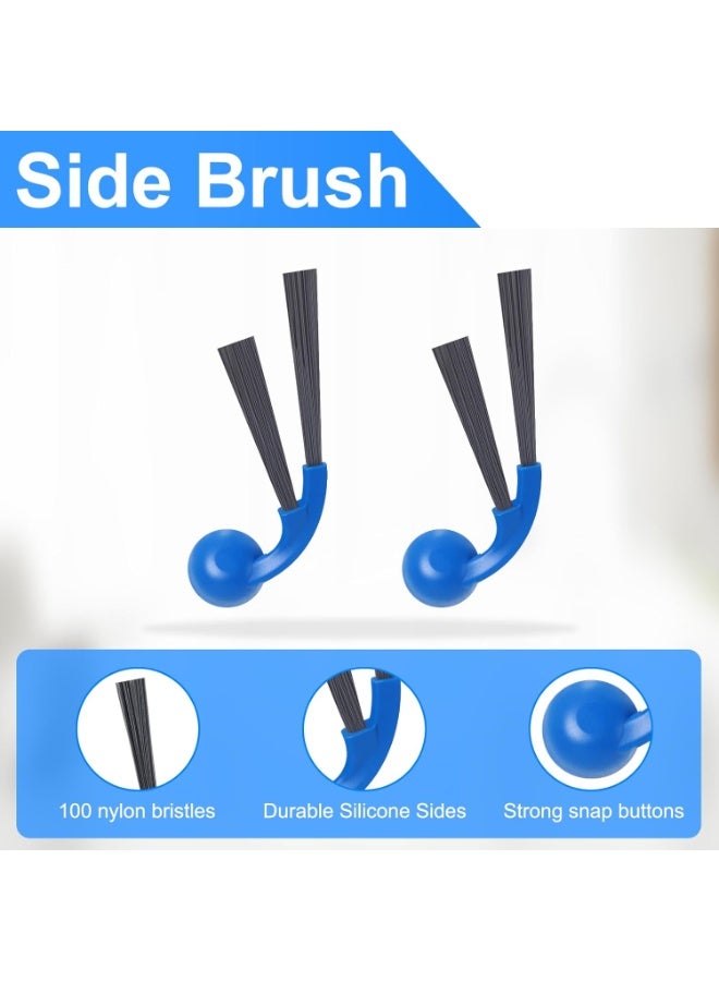 18 pieces of accessories for Ecovacs Deebot T30C Omni Suction robot spare parts, 1 roller brush, 4 HEPA filters, 4 wipes, 4 dust bags, 4 side brushes, 1 cleaning brush - Image 3