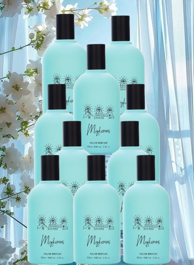 SALMAN SAFFRON 10 Pieces Mykonos Perfume 100ML - Image 1