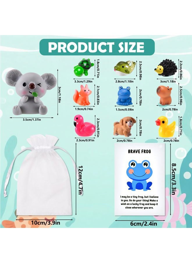 PAPPYN-A 30 Sets Employee Appreciation Gifts Bulk for Coworkers Team Staff Thank You Gifts Organza Bags Back to School Resin Animal Pun Inspirational Note Cards for Office Teacher Volunteer Nurse - Image 2