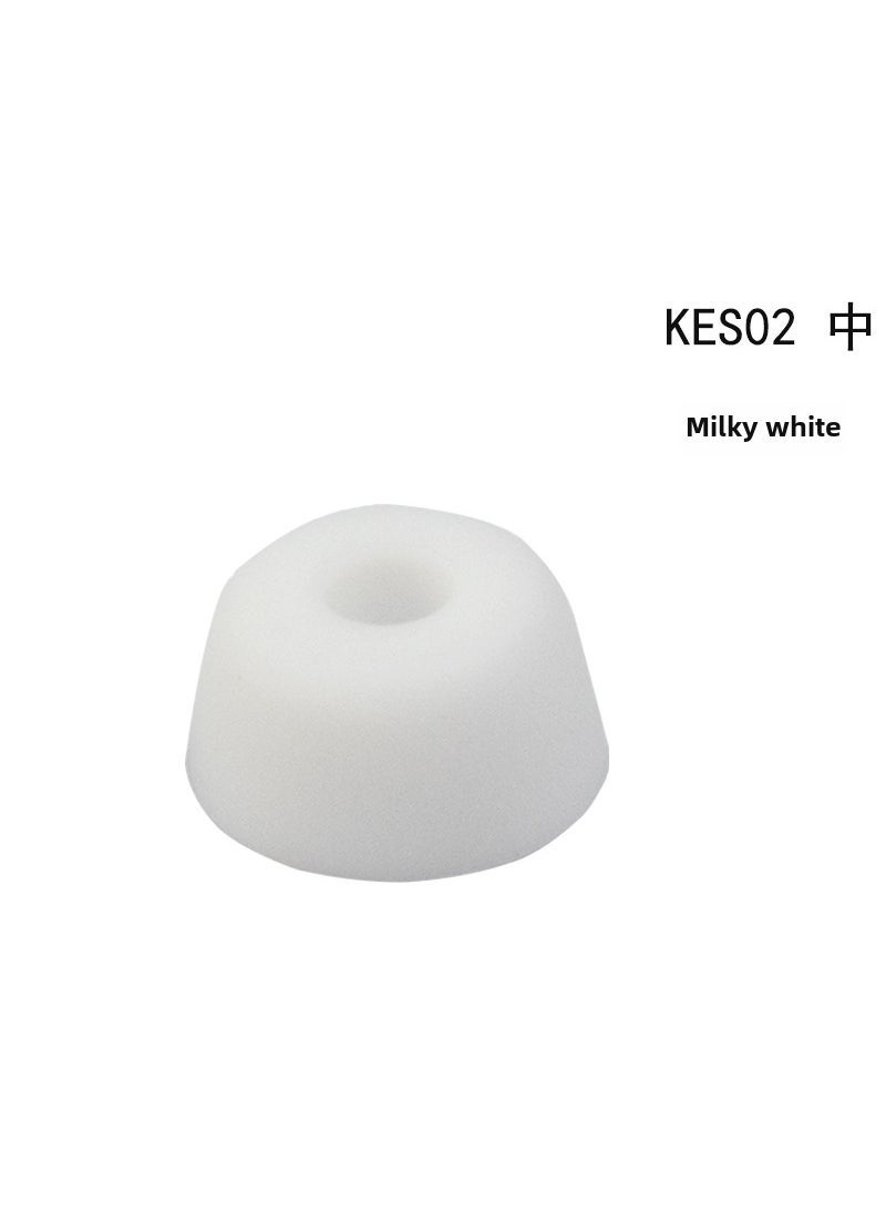 Silicone Ear Tips for Jabra Elite 75t 65t Active Sport Milky Medium 