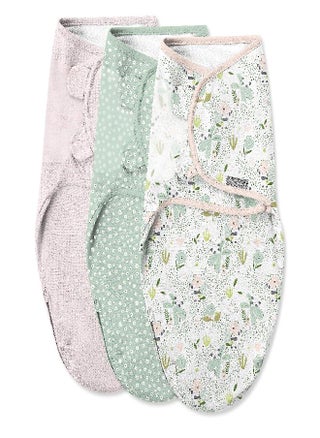 SwaddleMe by Ingenuity Easy Change Swaddle in Size Small/Medium, For Ages 0-3 Months, 7-14 Pounds, Up to 26 Inches Long, 3-Pack Baby Swaddle with Easy Change Zipper - pzsku/ZC34DE3AD2FD2A9163B47Z/45/_/1692873505/8fee693d-3bbc-42f1-9bd1-cfe4cc722749