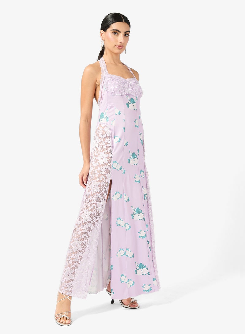 ايلا فستان مزين بالدانتيل - Image 1