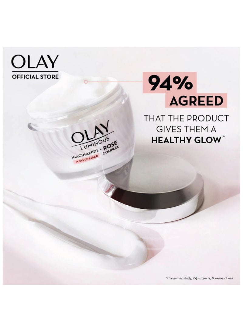 OLAY Luminous Niacinamide + Rose Complex Cream (50g) + Serum (30ml) - Image 4