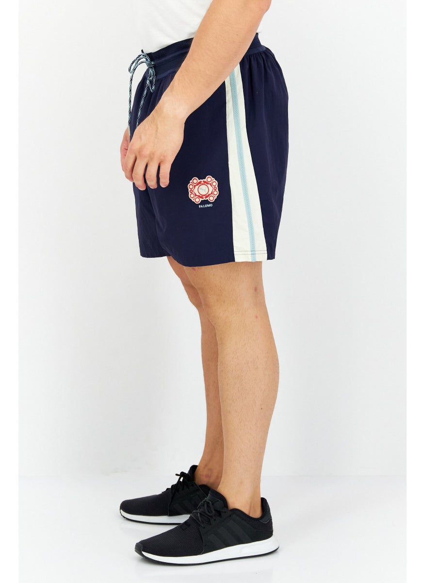 Puma x Palomo Men Sportswear Fit Embroidered Logo Training Shorts, Navy Blue Combo  - Image 4