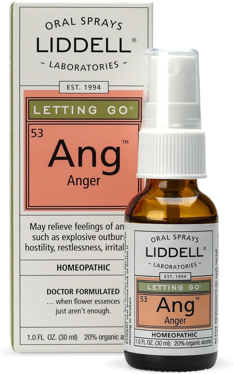 Liddell Homeopathic Letting Spray, Go Anger, 1 Fluid Ounce