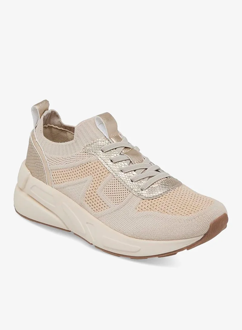 Flora Bella By Shoexpress Women's Lace Detail Slip-On Sneakers