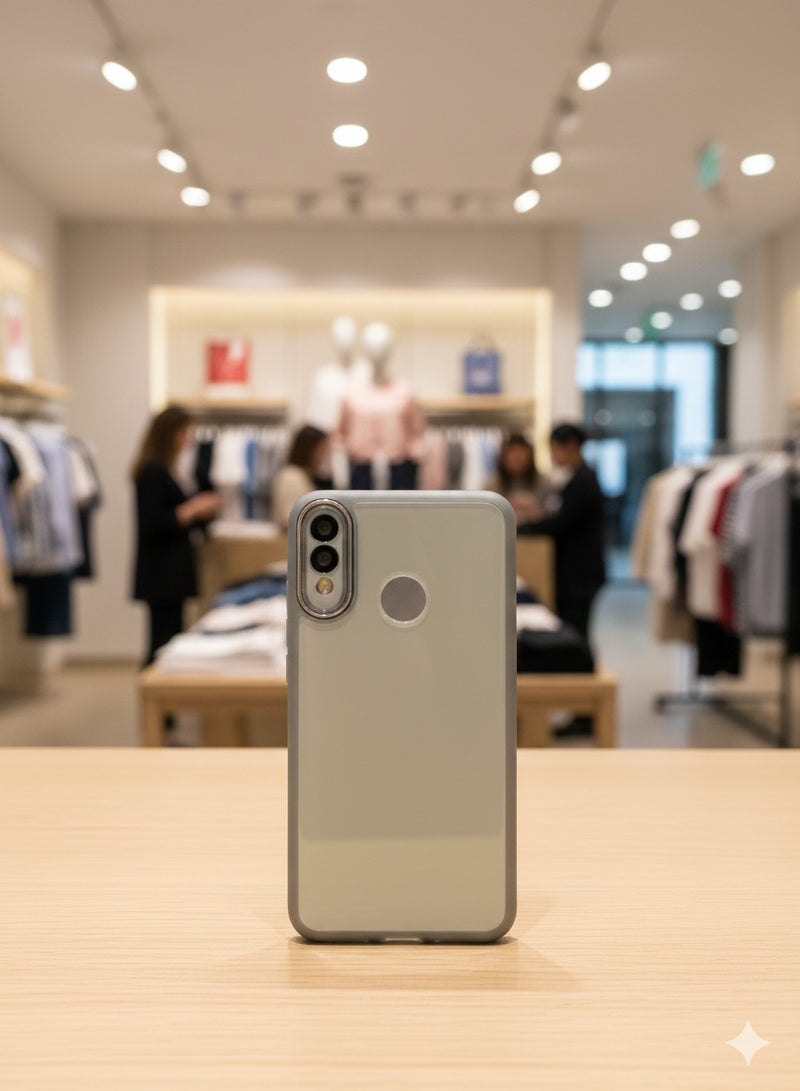 Grace Matte Translucent Shockproof Case with Camera Lens Protection - Protective cover For Huawei Y9 2019/9PLUS - Image 1