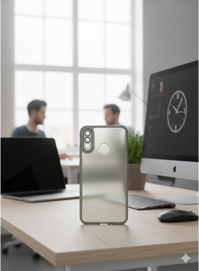 Grace Matte Translucent Shockproof Case with Camera Lens Protection - Protective cover For Huawei Y9 2019/9PLUS - Image 2