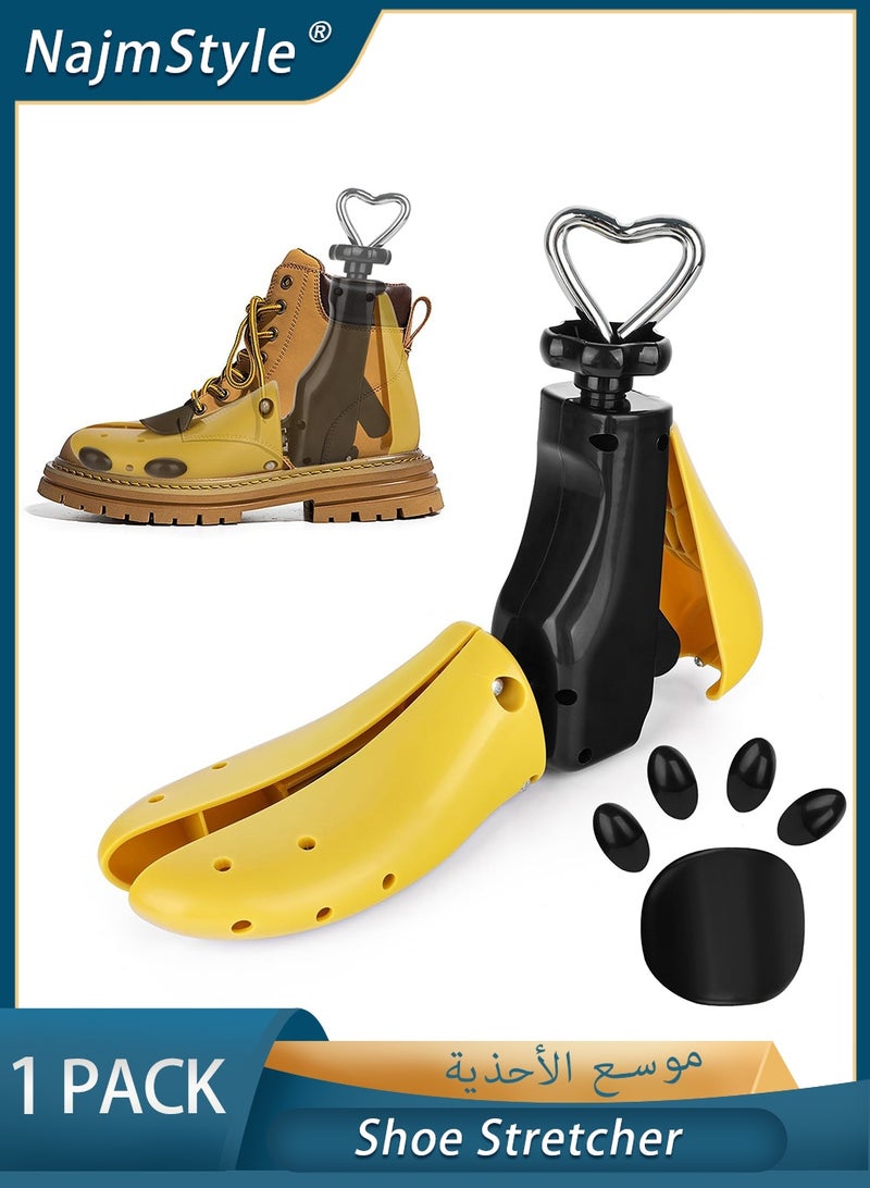 NajmStyle Shoe Stretcher, New Boot Stretcher Women Men, 4-Way Stretchable, for Shaping the Inside of the Shoe, for High Tops and Boots with Laces or Zippers, and Most Flats and High Heels - Image 1