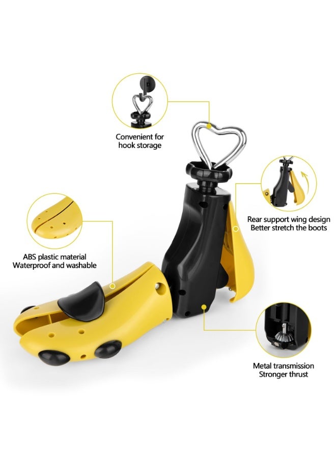 NajmStyle Shoe Stretcher, New Boot Stretcher Women Men, 4-Way Stretchable, for Shaping the Inside of the Shoe, for High Tops and Boots with Laces or Zippers, and Most Flats and High Heels - Image 5