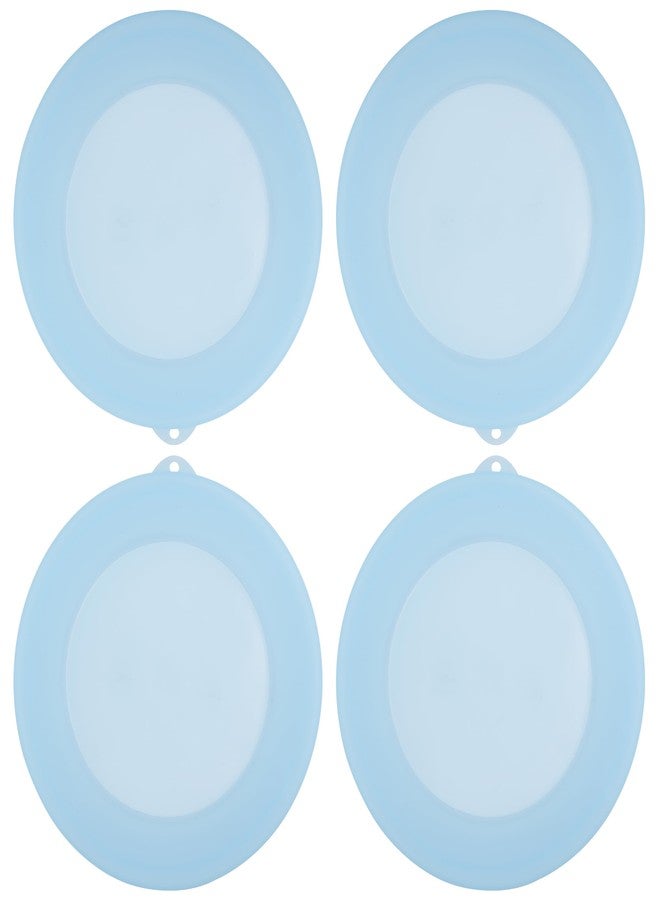 KIICII 4 Pack Silicone Lids for Corelle Vitrelle 428-PC 28-Oz Soup/Cereal Bowls, Freezer & Microwave & Dishwasher Safe (Bowl not included) - Image 1