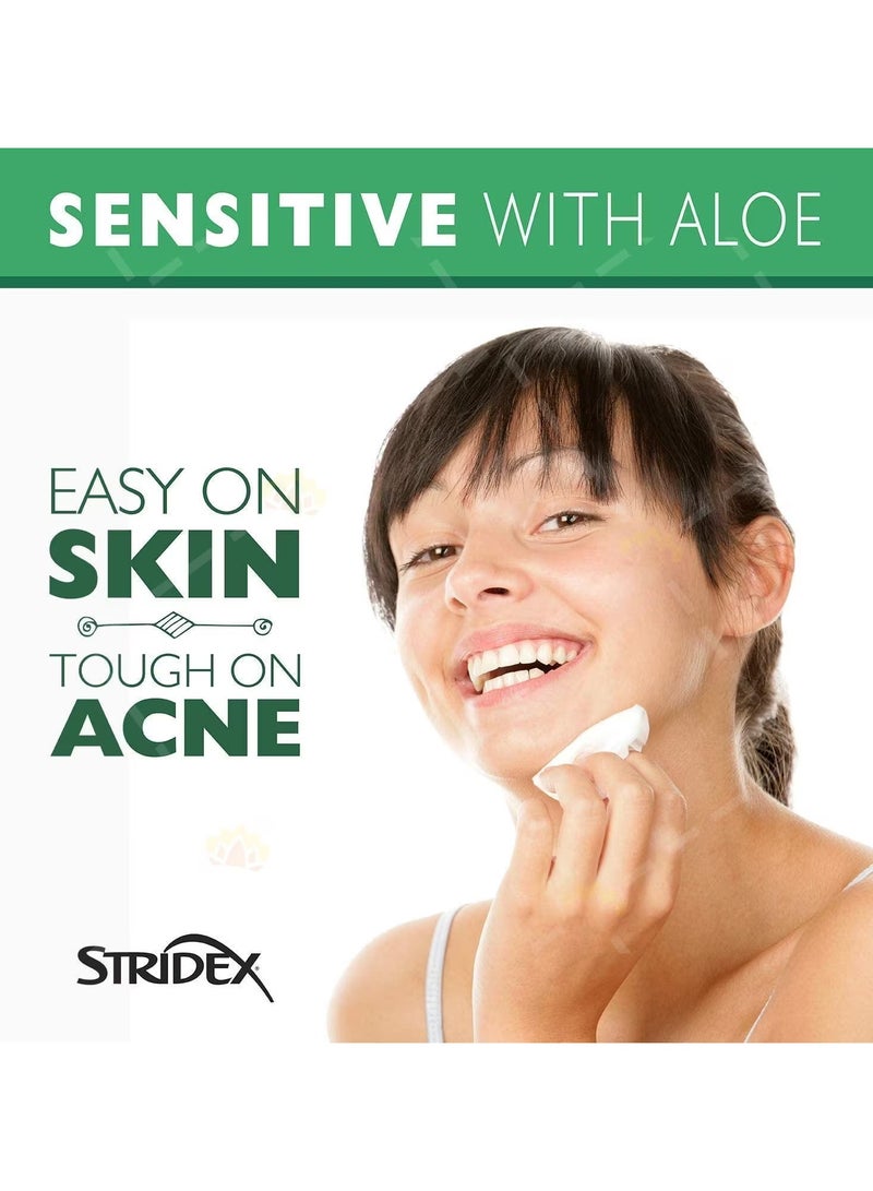 سترايدكس ضمادات العناية اليومية بحب الشباب من ستري-ديكس سترايدكس بخلاصة الصبار - للبشرة الحساسة - 55 قطعة - Image 3