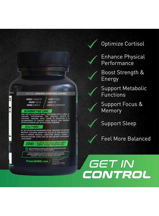 PrimeGENIX CortiSync | Reduce Cortisol | Increase Energy | Improve Focus | Organic - Image 2