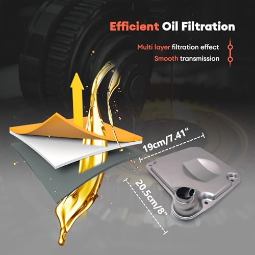 Transpeed فلتر زيت نقل الحركة الأوتوماتيكي TRANSPEED TR580 CVT OE 31728 AA180 31728AA141 وجاسكت لسيارات أوتلاندر ألتيمة روج، سنترا سيرينا جيب سوزوكي كيزاشي - Image 2