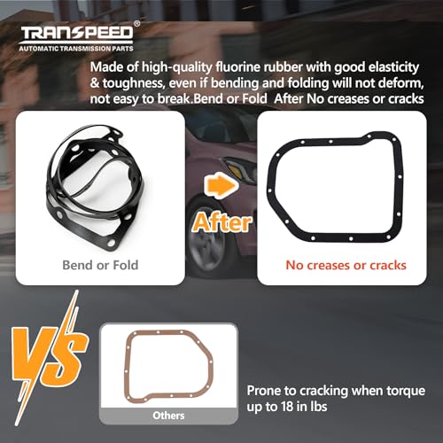 Transpeed فلتر زيت نقل الحركة الأوتوماتيكي TRANSPEED TR580 CVT OE 31728 AA180 31728AA141 وجاسكت لسيارات أوتلاندر ألتيمة روج، سنترا سيرينا جيب سوزوكي كيزاشي - Image 3