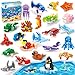 DULEFUN 25pcs Party Favors for Kids Valentine Easter Building Blocks Bricks Toys Sea Marine Animals for Classroom Prizes Goodie Bag Fillers Halloween Christmas Birthday Gift for Boys Girls Ages 6 - Image 3