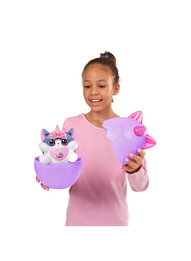 Rainbocorns Rainbocorns Kittycorn Surprise Series 2, Sola the Bengal Cat - Collectible Plush - 10 Surprises to Unbox, Peel and Reveal Heart, stickers, Ages 3+ (Bengal Cat) - Image 4