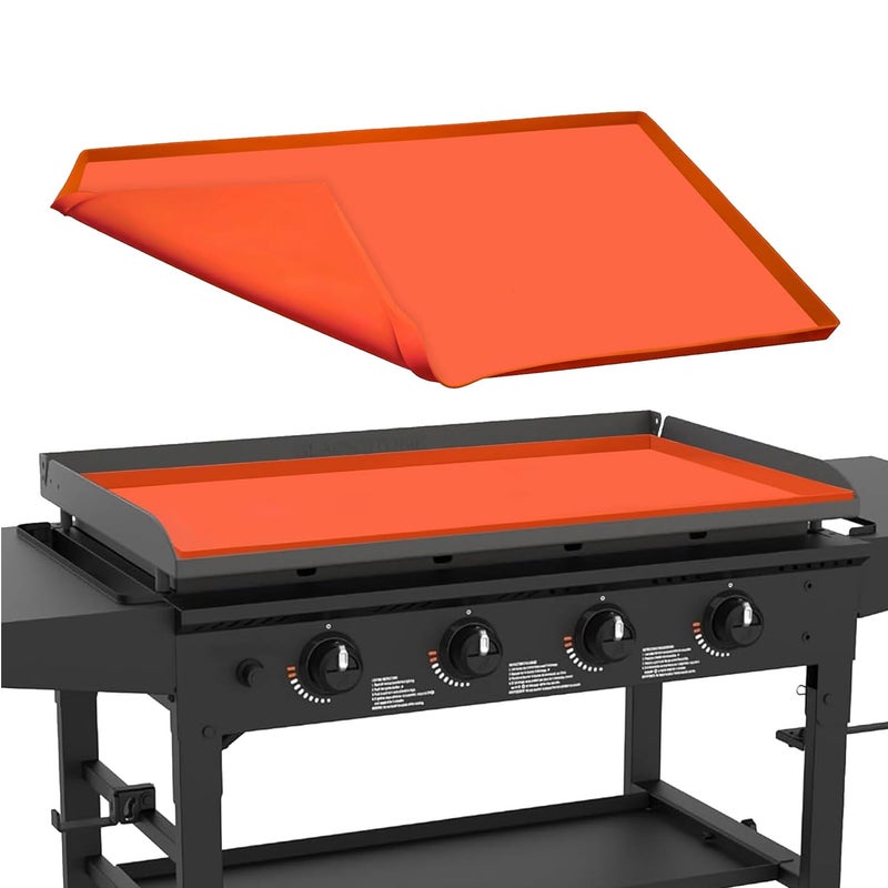 TURLIOARN Silicone Blackstone Griddle Cover 36ï¼ŒHeavy Duty Food Grade Silicone Mat, Silicone Griddle Coverï¼Œ All Season Griddle Top Protective for Grill Accessories - Image 1