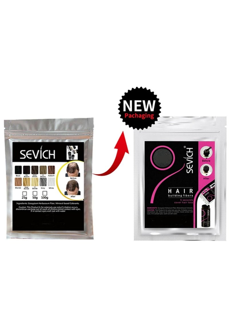 سيفيتش Hair Fibers Keratin Hairs Building Fiber Powder Instant Growth Refill - Image 2