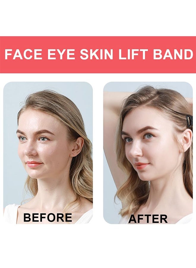 Face Lift Stretching Strap, 4Pcs Facelift Bands With Hair Clips, Instant Face Lift, Adjustable Invisible Hairpin Face Slimming Bands, Reusable Eye Wrinkles Elastic Belt For Women - Image 4